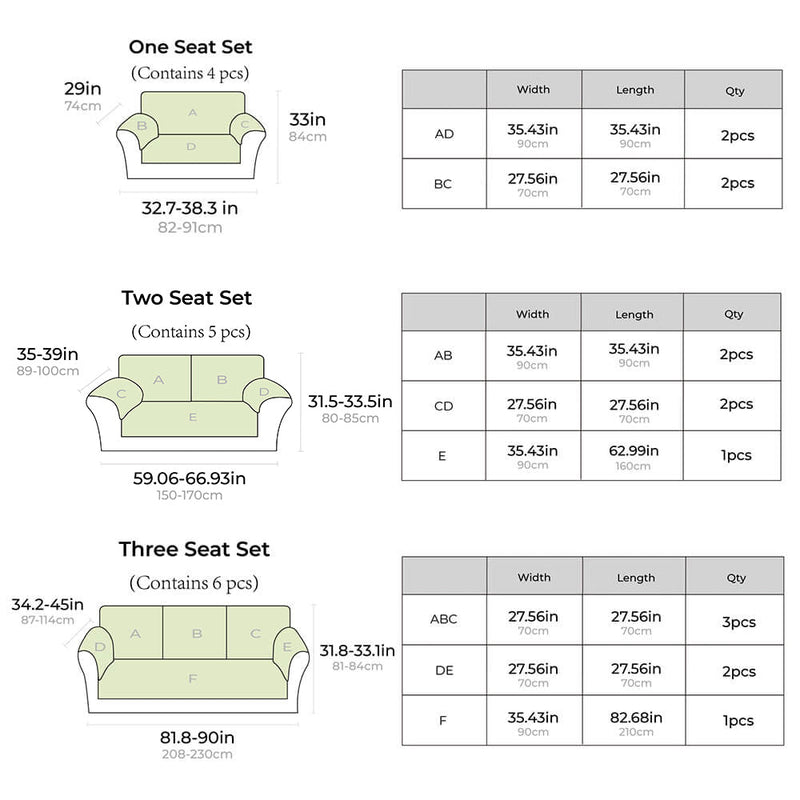 Cotton Plaid Anti-scratch Couch Cover