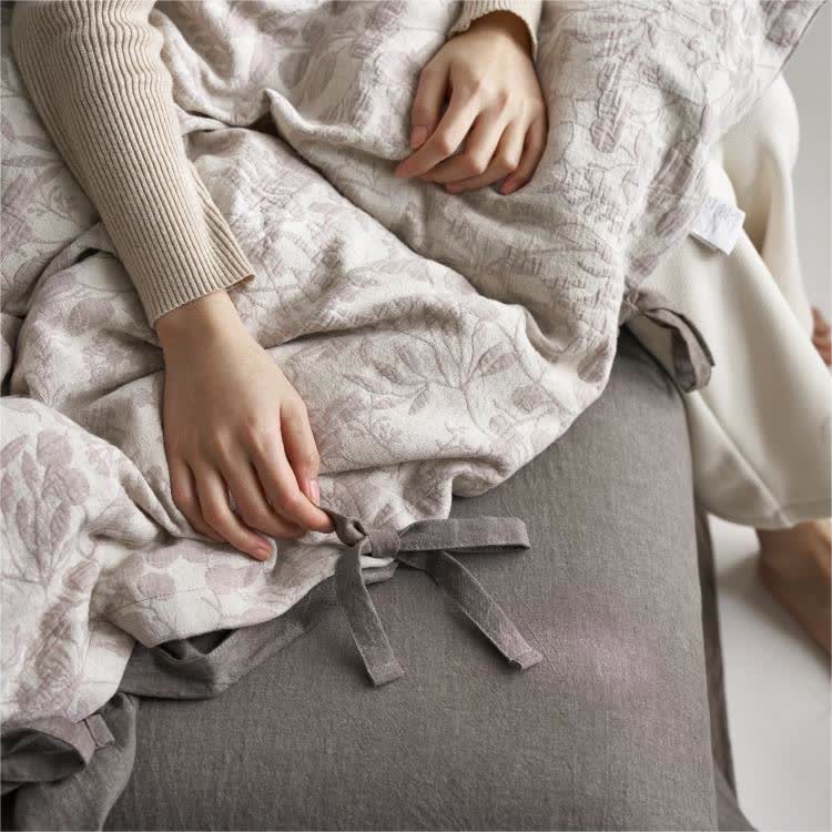 Floral Double Layer Cotton Gauze Bedding