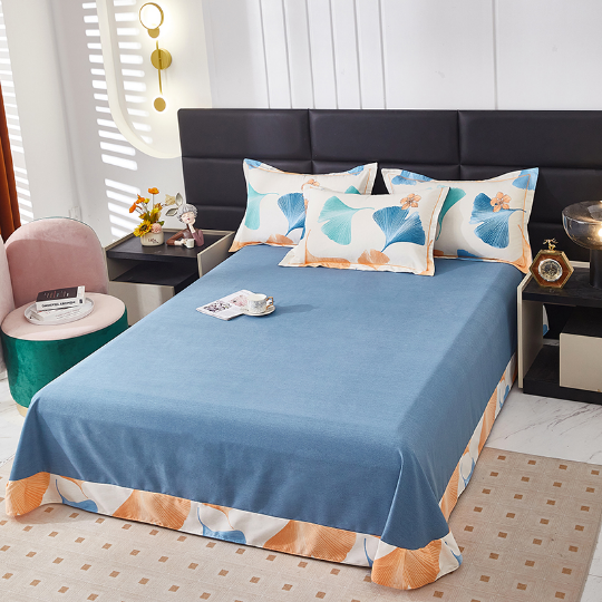Cotton Rural Ginkgo Leaf Bedding Set(4PCS)