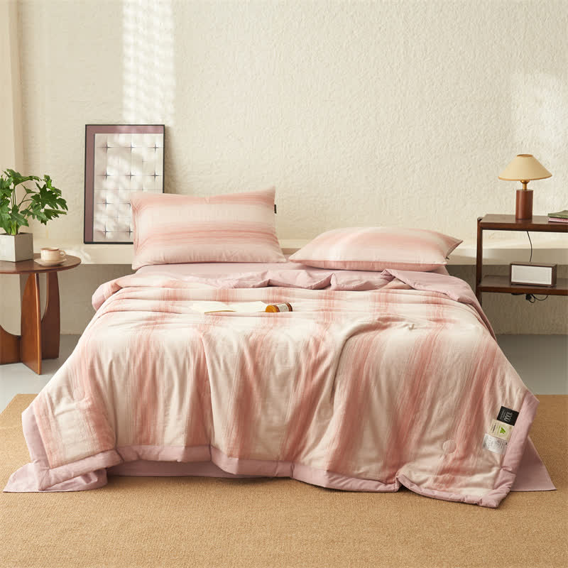 Pure Cotton Jacquard Striped breathable Bedding