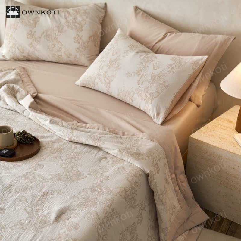 Double Layer Gauze Floral Cotton Bedding