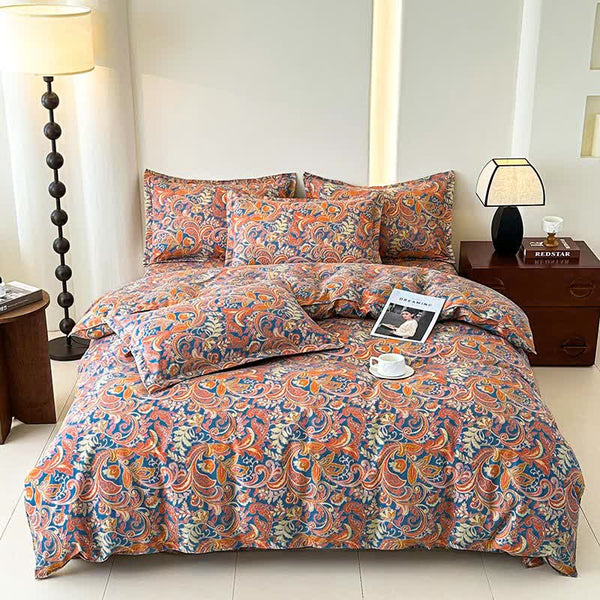 Retro Soft Cotton Gauze Bedding Set(4PCS)