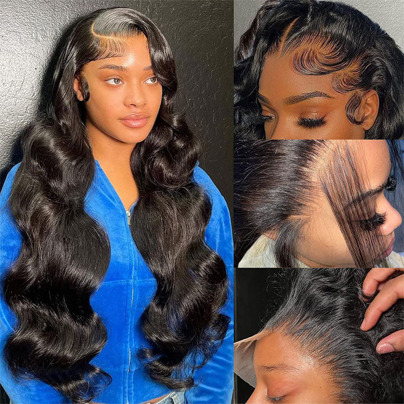 $200 OFF Over $201,Code:SAVE200 | Klaiyi 7x5 Bye Bye Knots Glueless Wig  Body Wave Pre Cut Lace Wigs Flash Sale