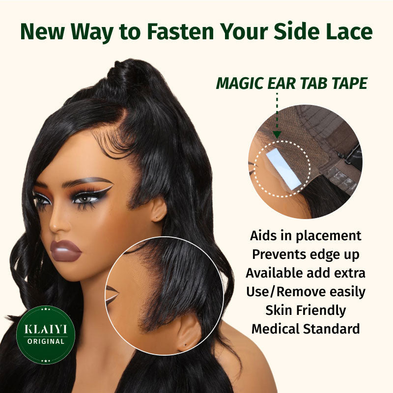 Klaiyi Straight Hair 7x5 Bye Bye Knots 13x4 Pre-Everything Put On and Go Glueless Wig  Flash Sale Affordable Lace Part Wig