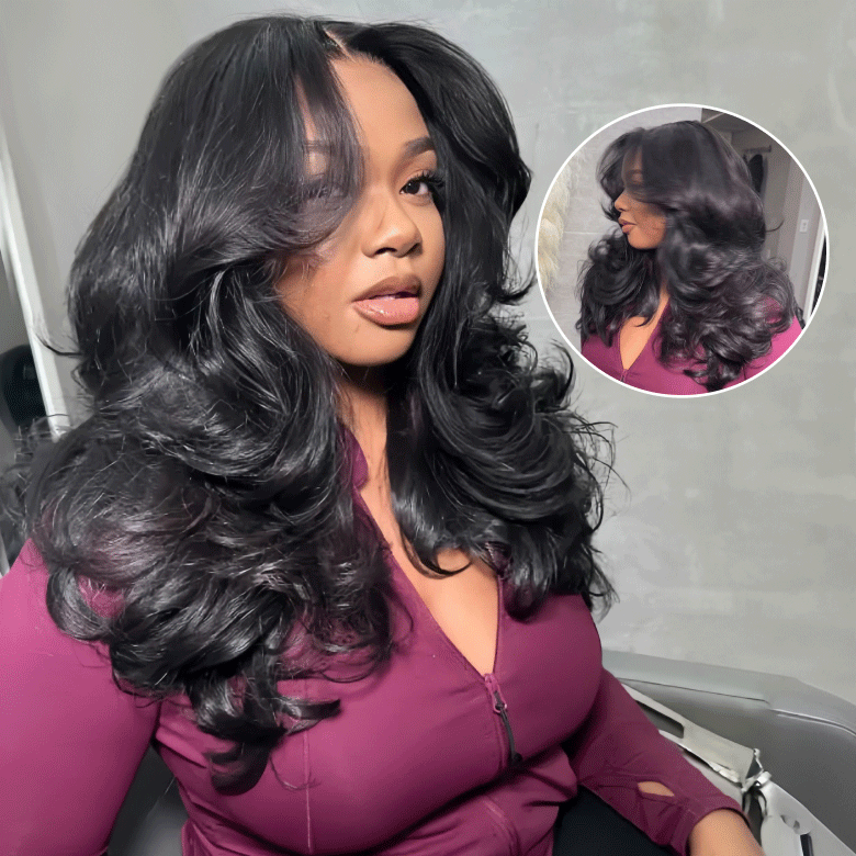 Klaiyi 7x5 Bye Bye Knots /13x4 Drawstring Body Wave Glueless Human Hair Wig Flash Sale