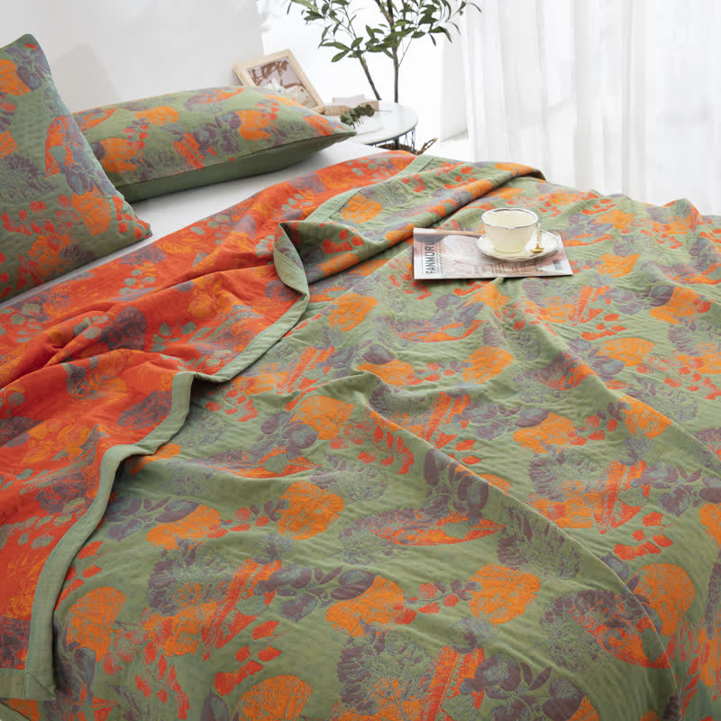 Three Layers Cotton Gauze Multifunctional Quilt