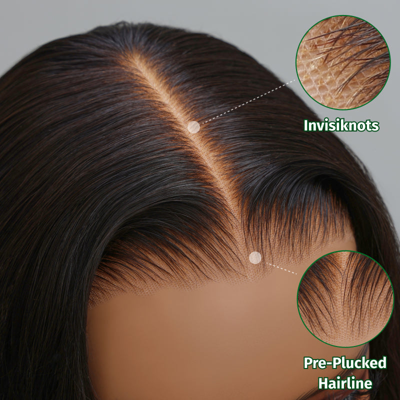 $200 OFF Over $201,Code:SAVE200 | Klaiyi 7x5 Bye Bye Knots Glueless Wig  Body Wave Pre Cut Lace Wigs Flash Sale