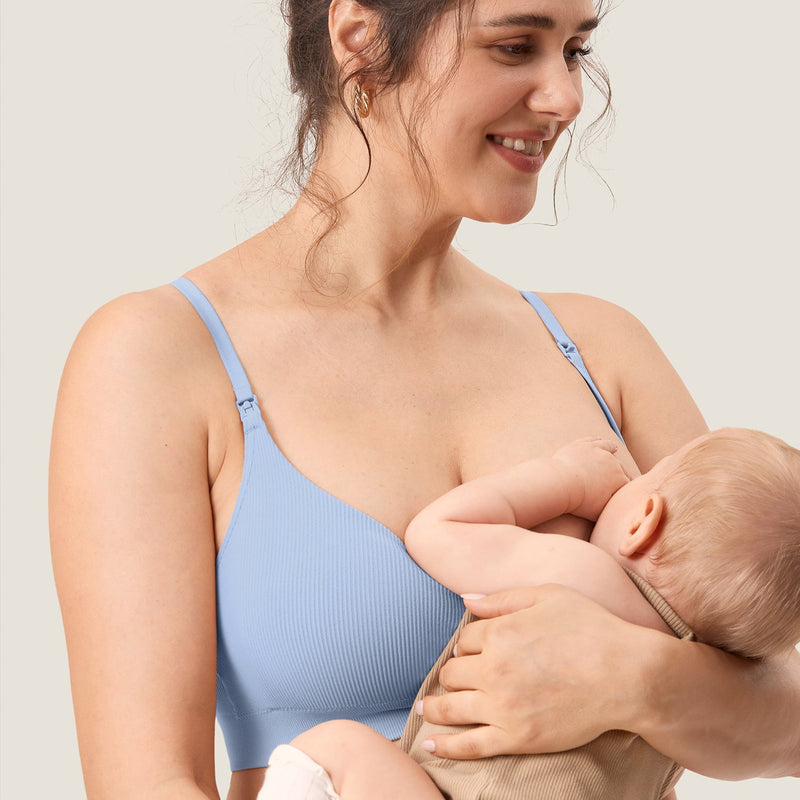 Ribbed Scoop Nursing Bralette