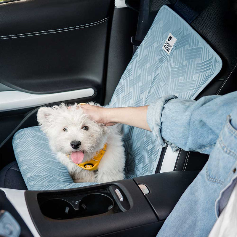 Cooling Travel Bolster Safety Back Seat Large Dog Car Seat Bed - Chill Rover