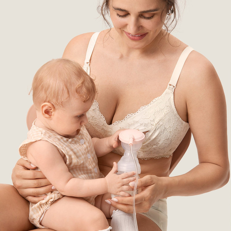 Cotton Lining Hands Free Pumping Bra