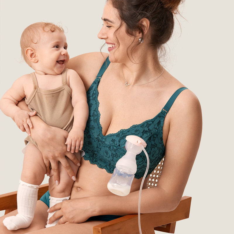 Cotton Lining Hands Free Pumping Bra