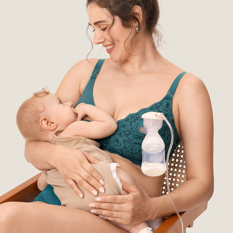 Cotton Lining Hands Free Pumping Bra
