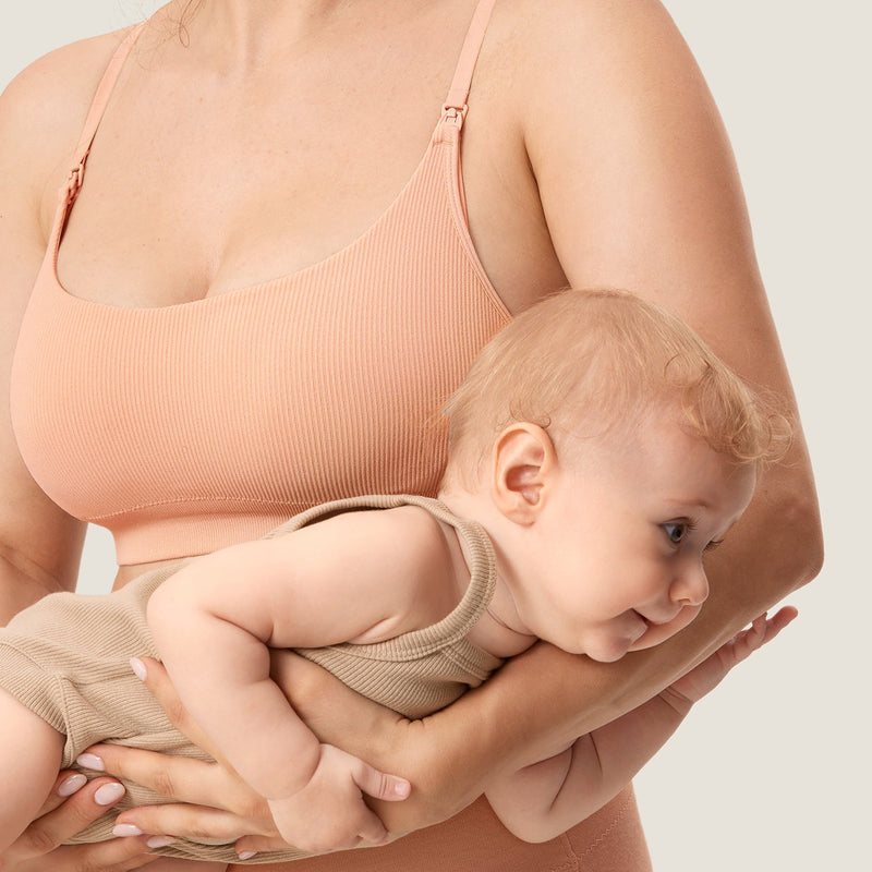 Ribbed Scoop Nursing Bralette