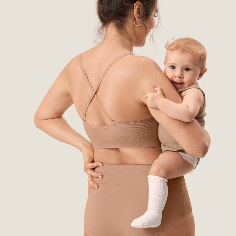 Ribbed Scoop Nursing Bralette