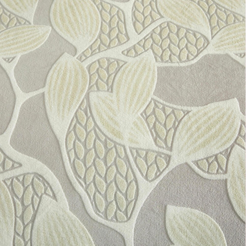 Elegant Botanical Pattern Milk Velvet Bed Sheet Set