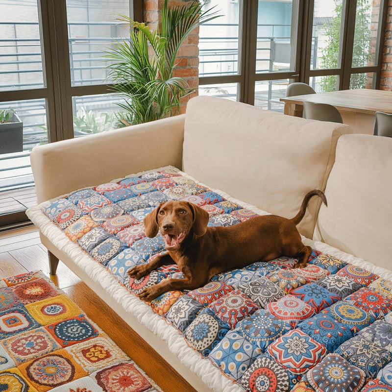 Garden Chic Cotton Pet Friendly Protective Couch Cover