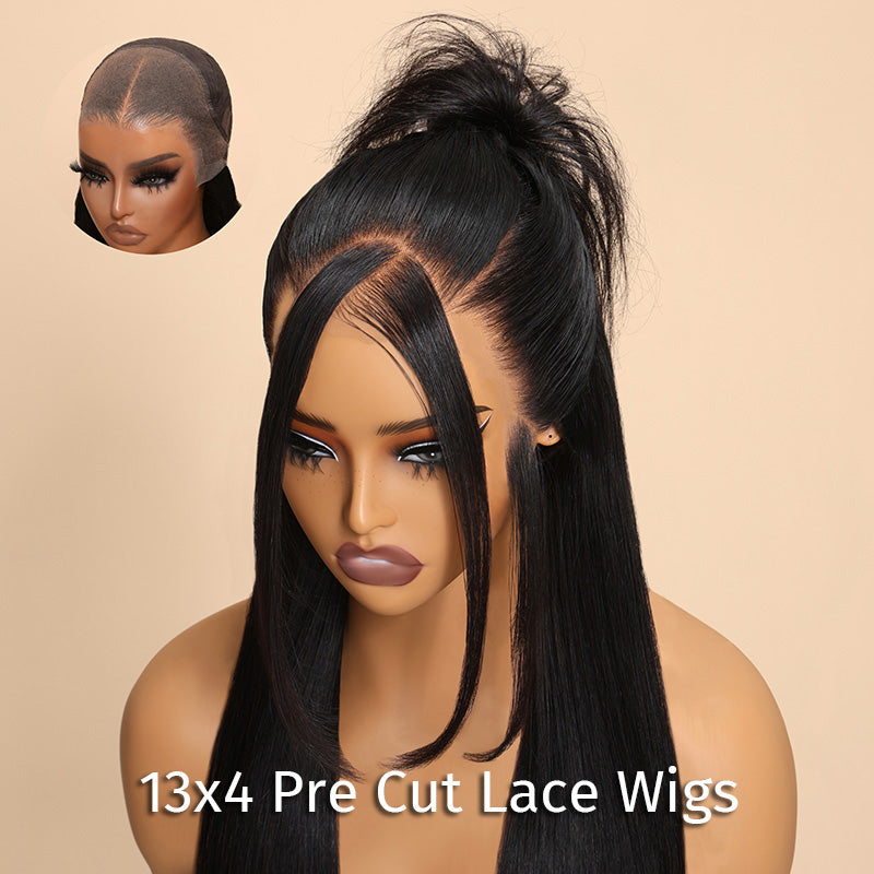 $200 OFF Over $201,Code:SAVE200 | Klaiyi 7x5 Bye Bye Knots Glueless Wig  Body Wave Pre Cut Lace Wigs Flash Sale